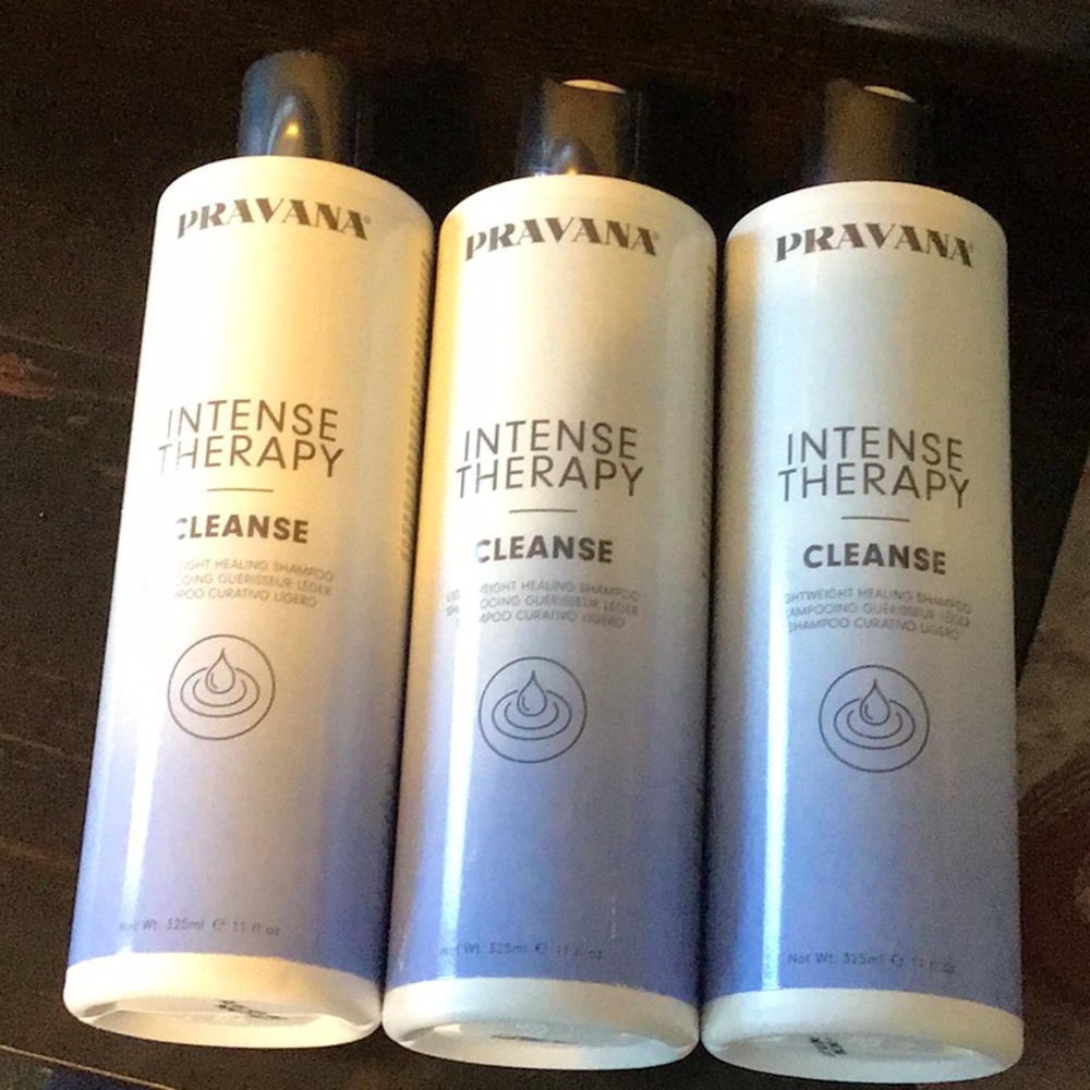Pravana Intense Therapy Cleanse shampoo X3